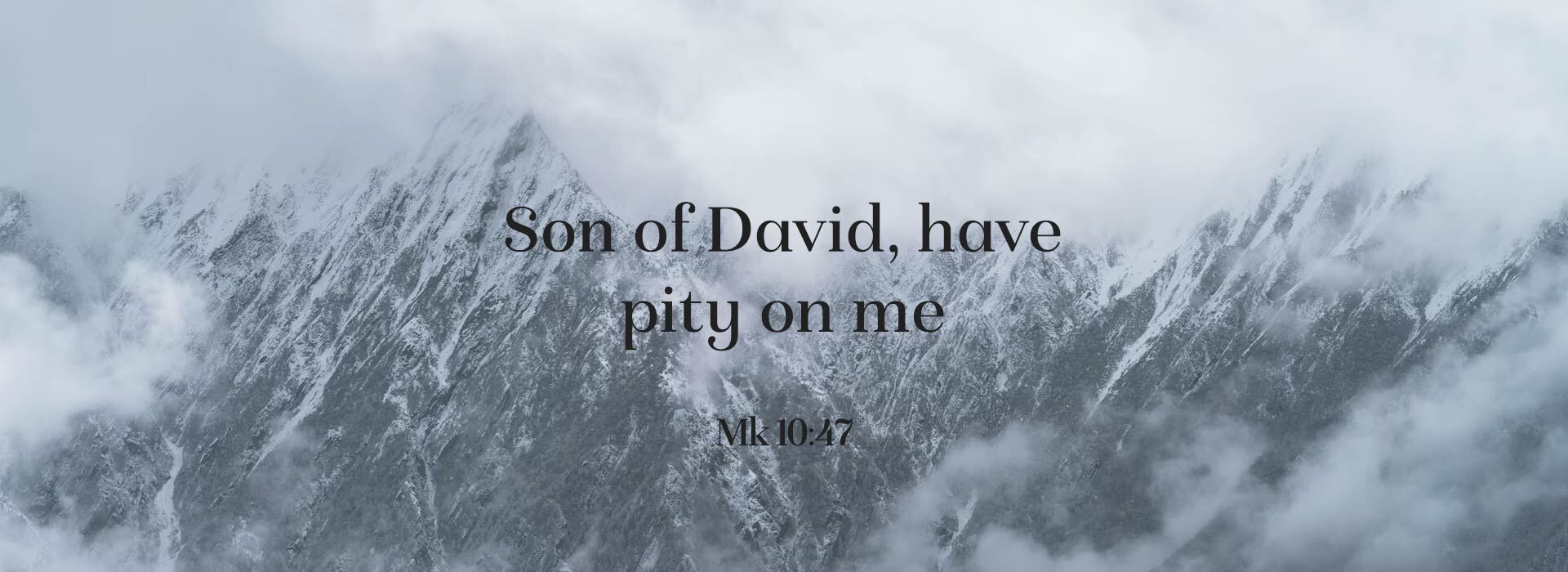 Thirtieth Sunday in Ordinary Time ~ 27th October 2024